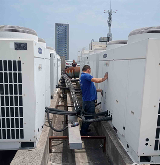 五莲中央空调制热和不制冷系统维修方法